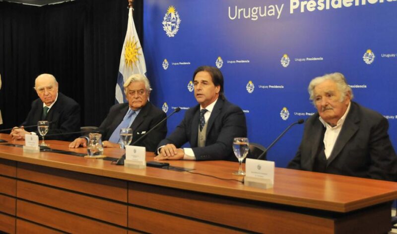 Mujica, Lacalle y Sanguinetti piden “voluntad política” y “unidad nacional” en temas clave
